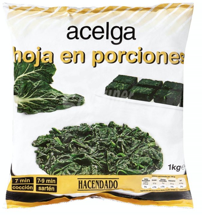 Ensalada de acelgas con ternera adobada